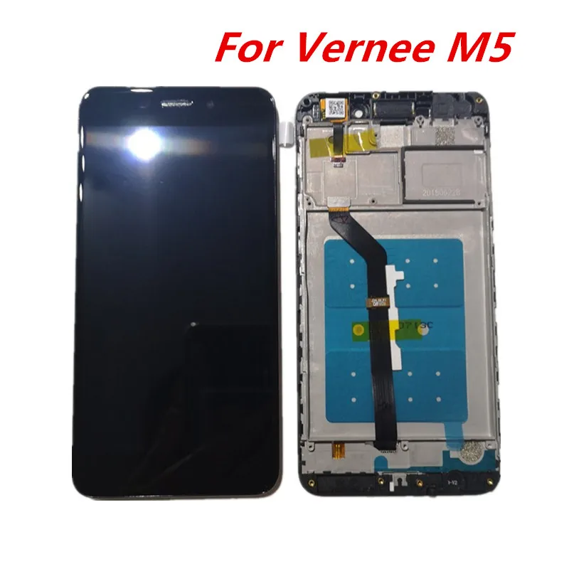 Оригинальный 5 2 дюймов для Vernee M5 с рамкой ЖК дисплей Дисплей + сенсорный экран