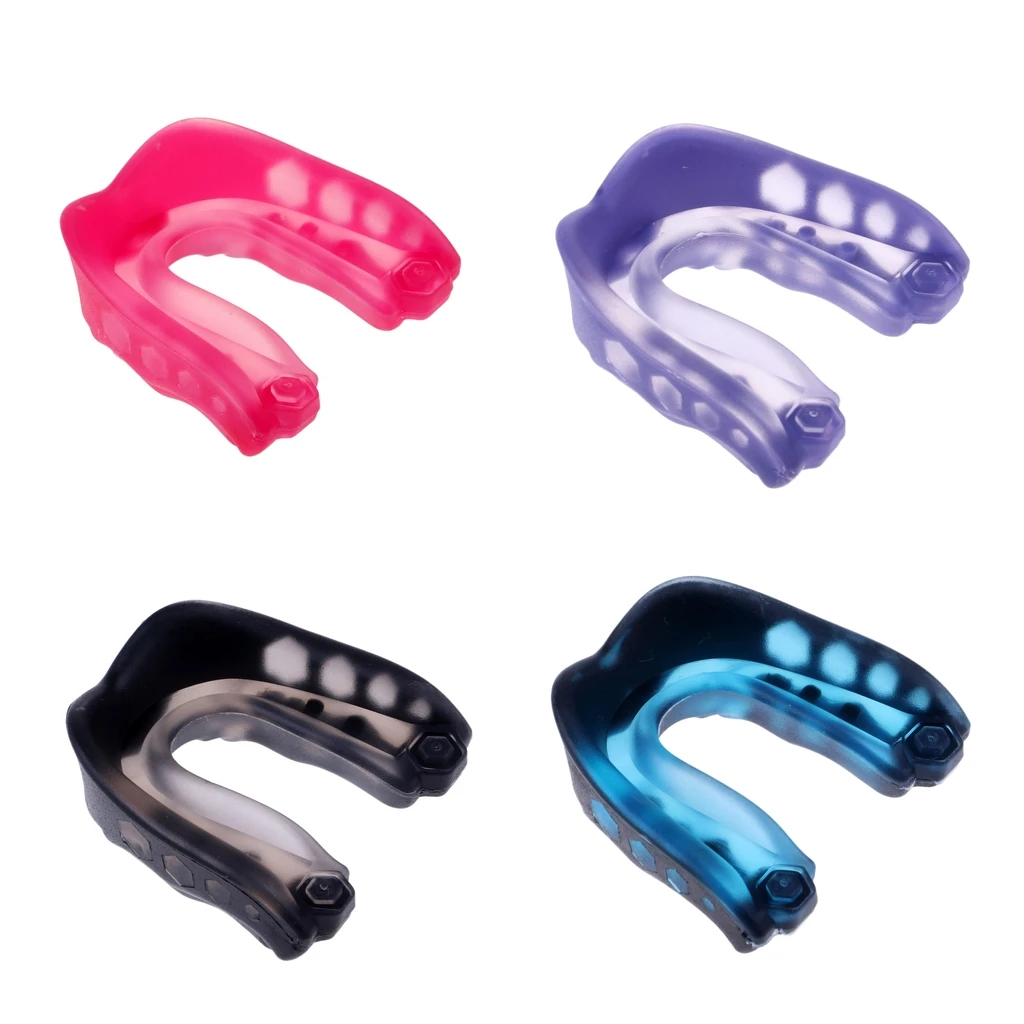 

Mouth Guard Gum Shield Teeth Protector MMA Boxing Karate Football Rugby w/ Case