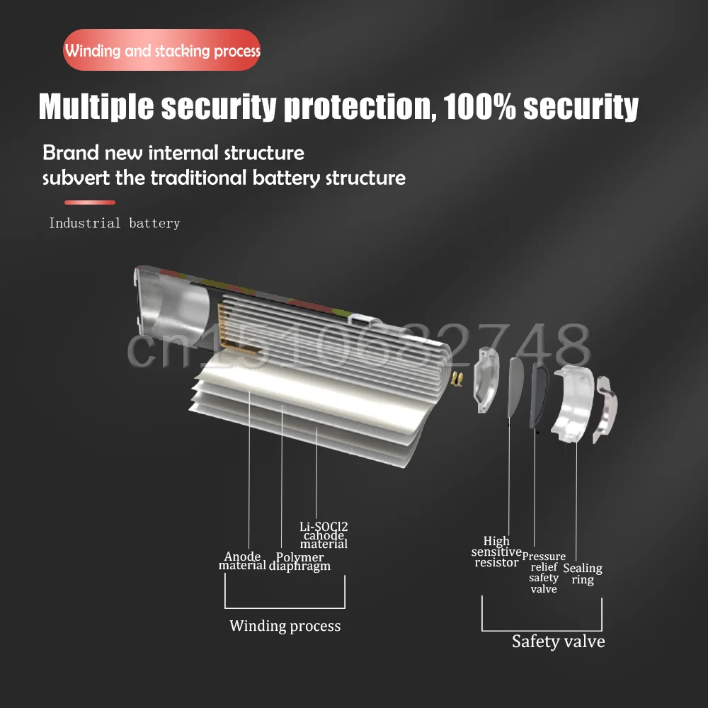 6 шт./лот новый оригинальный SAFT LS 14250 LS14250 3 V 1/2 AA 1/2AA Первичная батарея ПЛК литиевая