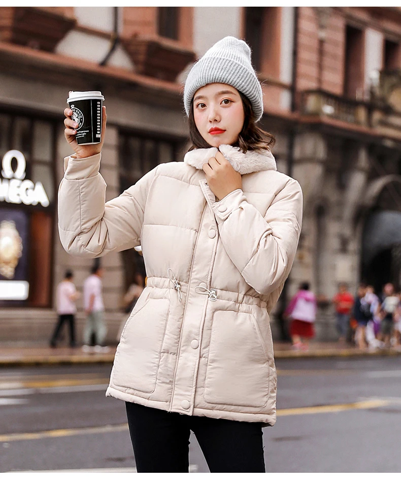 Осенне зимние женские хлопковые парки куртки пальто куртка с длинным рукавом