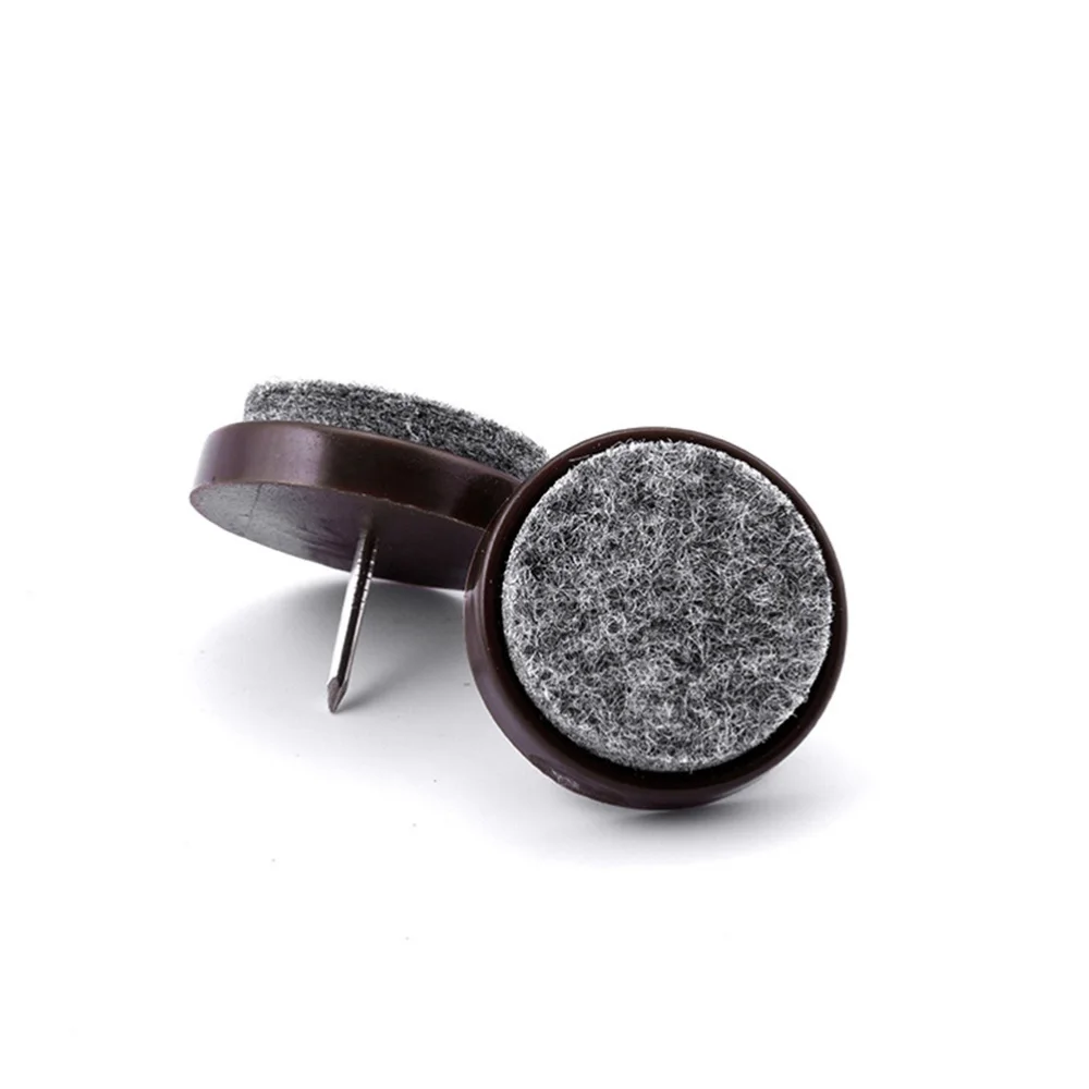 

50Pcs Practical Table Chair Foot Pads Floor Protective Furniture Mats Brown