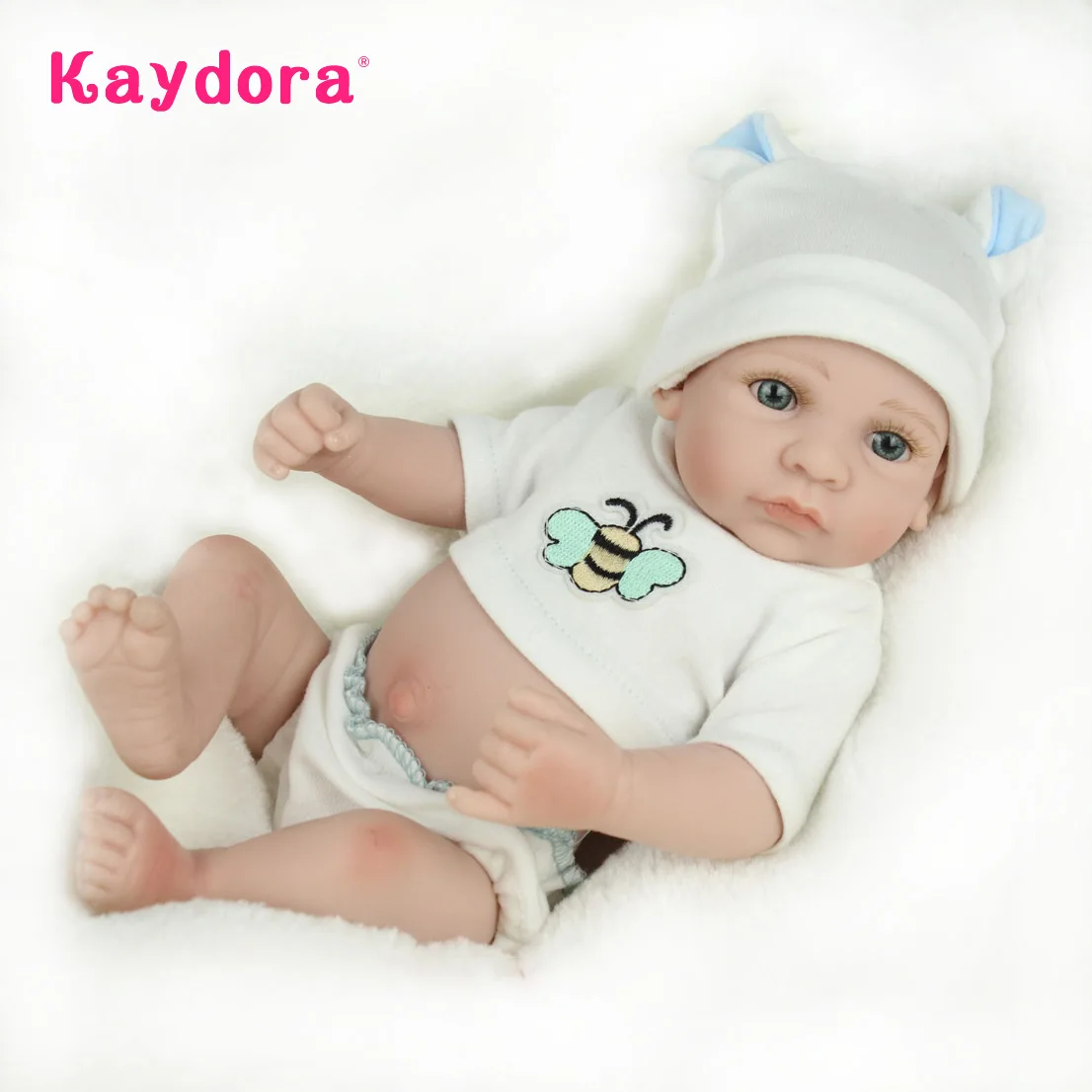 Мягкие полностью силиконовые Reborn bebe мини милые куклы 25 см реалистичные дети для ванной Playmates живой Menino игрушки ребенок день рождения сюрприз подарки