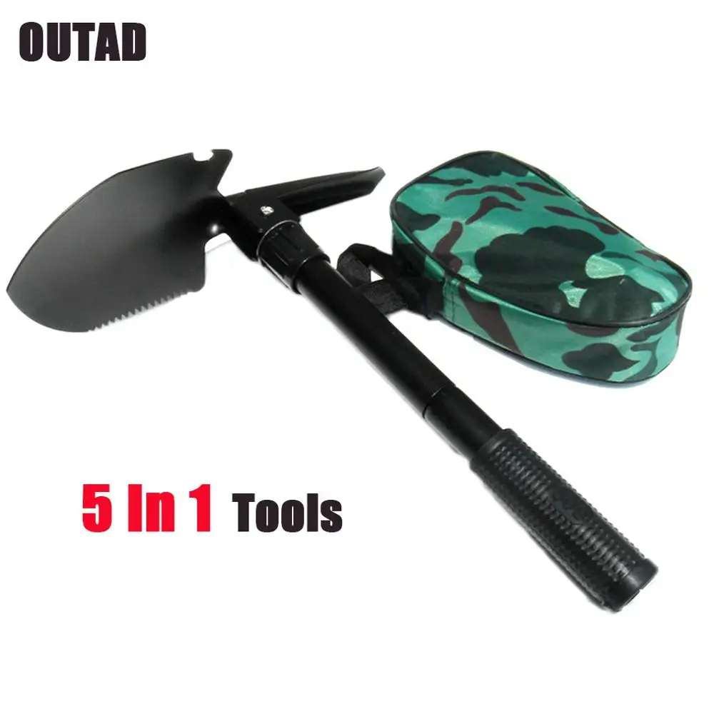 Складная лопата 5 в 1 миниатюрный инструмент для выживания и отдыха на