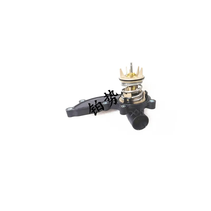 

Engine cooler thermostat housing 2010-por sch epa nam era Water tank radiator temperature control valve