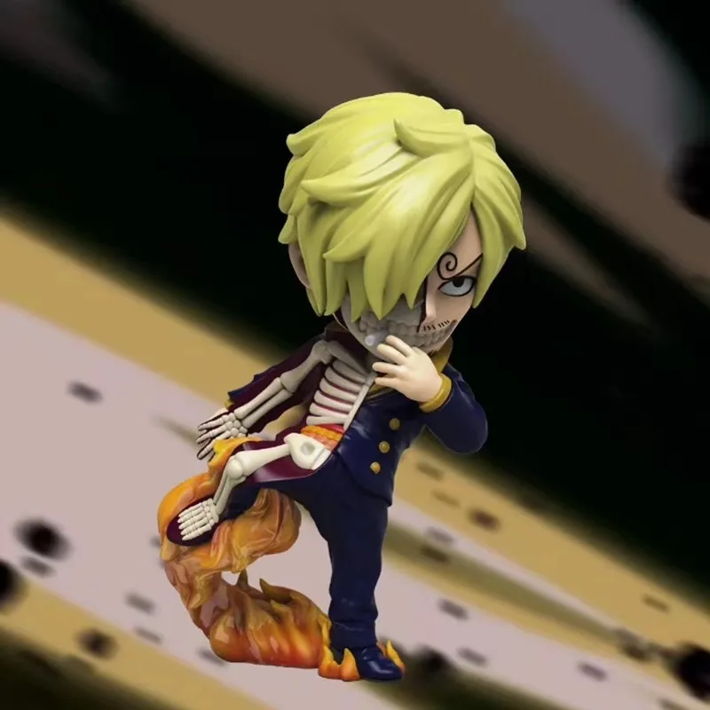 

12 PCS New Genuine Mighty Jaxx One Piece Mysterious Blind Box Half Bone Type Designer Trendy to Play Doll Action Figure Gift