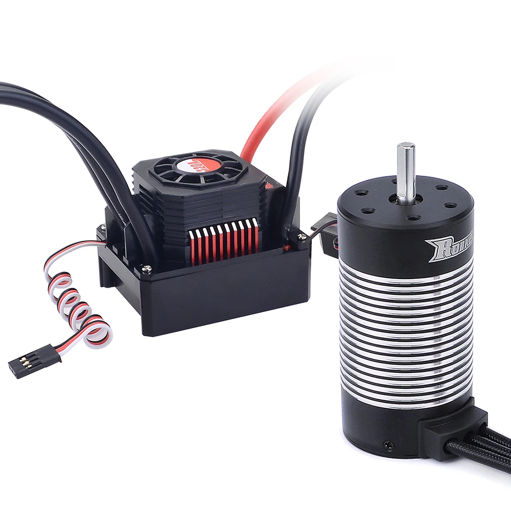 

Rocket 3670 Waterproof Brushless Sensorless Motor 3050KV 2650KV 2150KV 1900KV w/120A ESC for 1/8 1/10 Tamiya GTR Traxxas RC Car