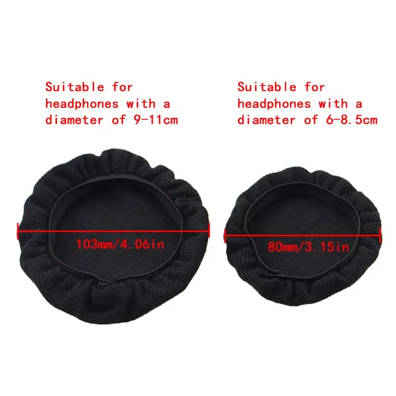 

4PCS Headphone Cover Earcup Dustproof Protective Cover for 6-8.5/9-11cm Headset
