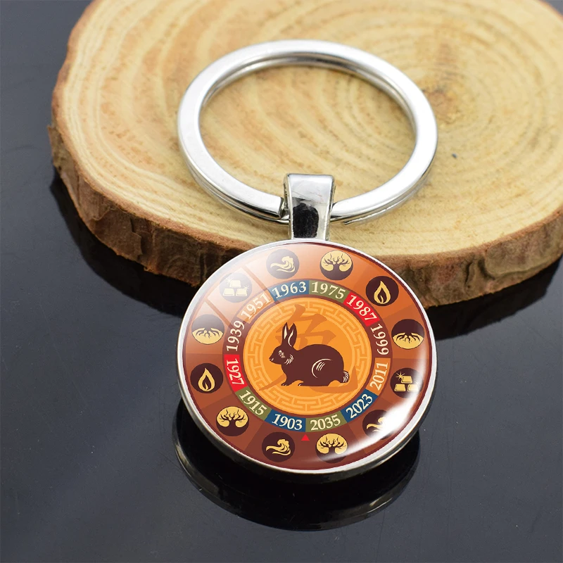 12 знаков зодиака брелок для ключей крыса тигр кролик дракон змея лошадь козья