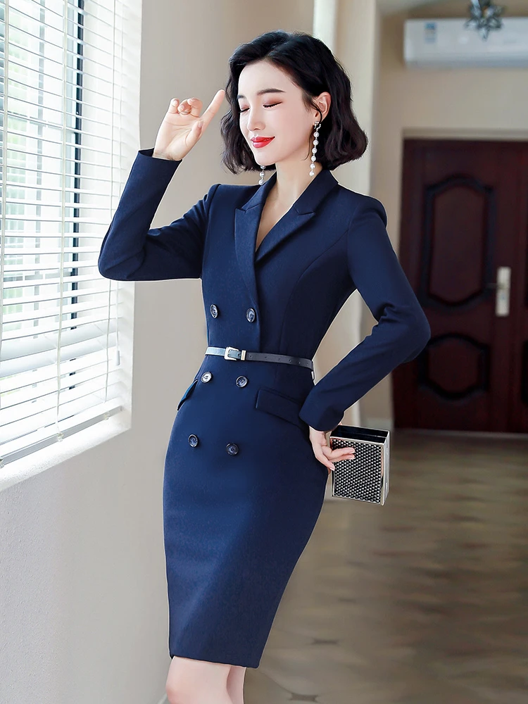 Женское Деловое платье с поясом элегантное облегающее для работы и офиса|Женские