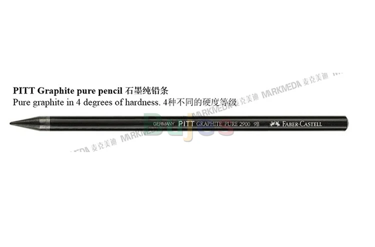 Немецкий свинцовый графитовый Питт Faber Castell эскизная ручка для восковых