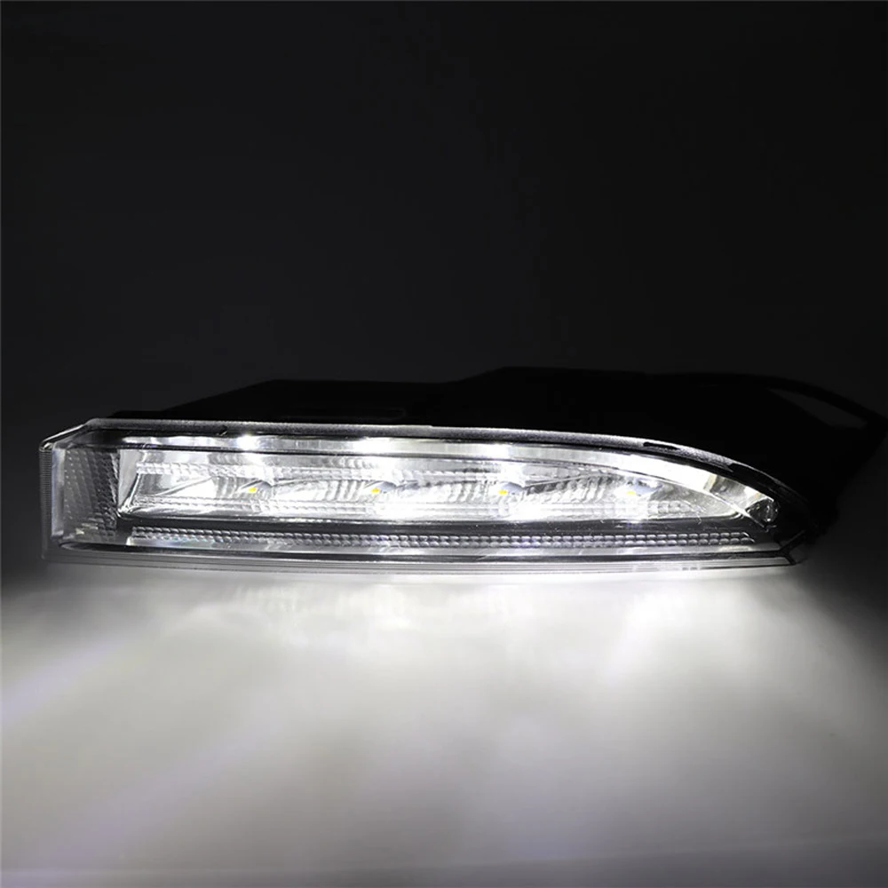 ABS 12V для Volkswagen VW Scirocco R 2010- вождения светодиодный DRL Дневной светильник 12В противотуманный фонарь