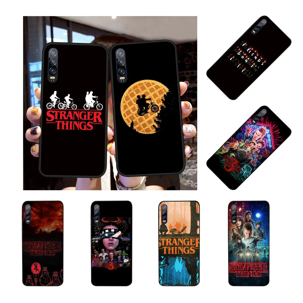 NBDRUICAI странные дела DIY окрашенный блестящий чехол для телефона Huawei P30 P20 P10 P9 P8 Mate 20