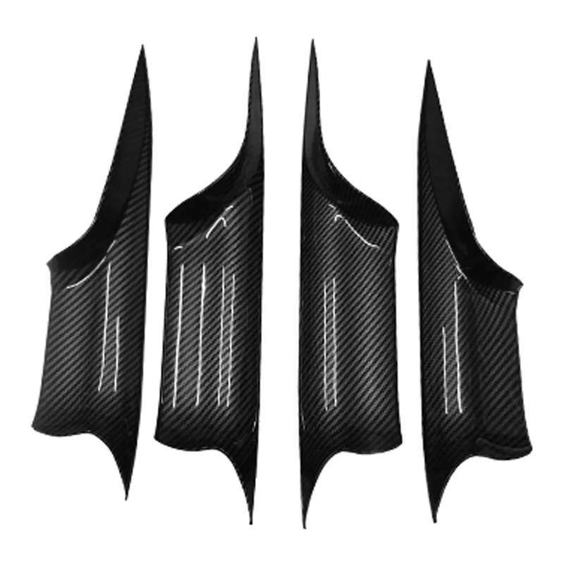 

Черная внутренняя дверная ручка из углеродного волокна для BMW F01 F02 G11 G12, отделка, Вытяжная ручка для панели 7 серий 2008-2020, автомобильные товар...