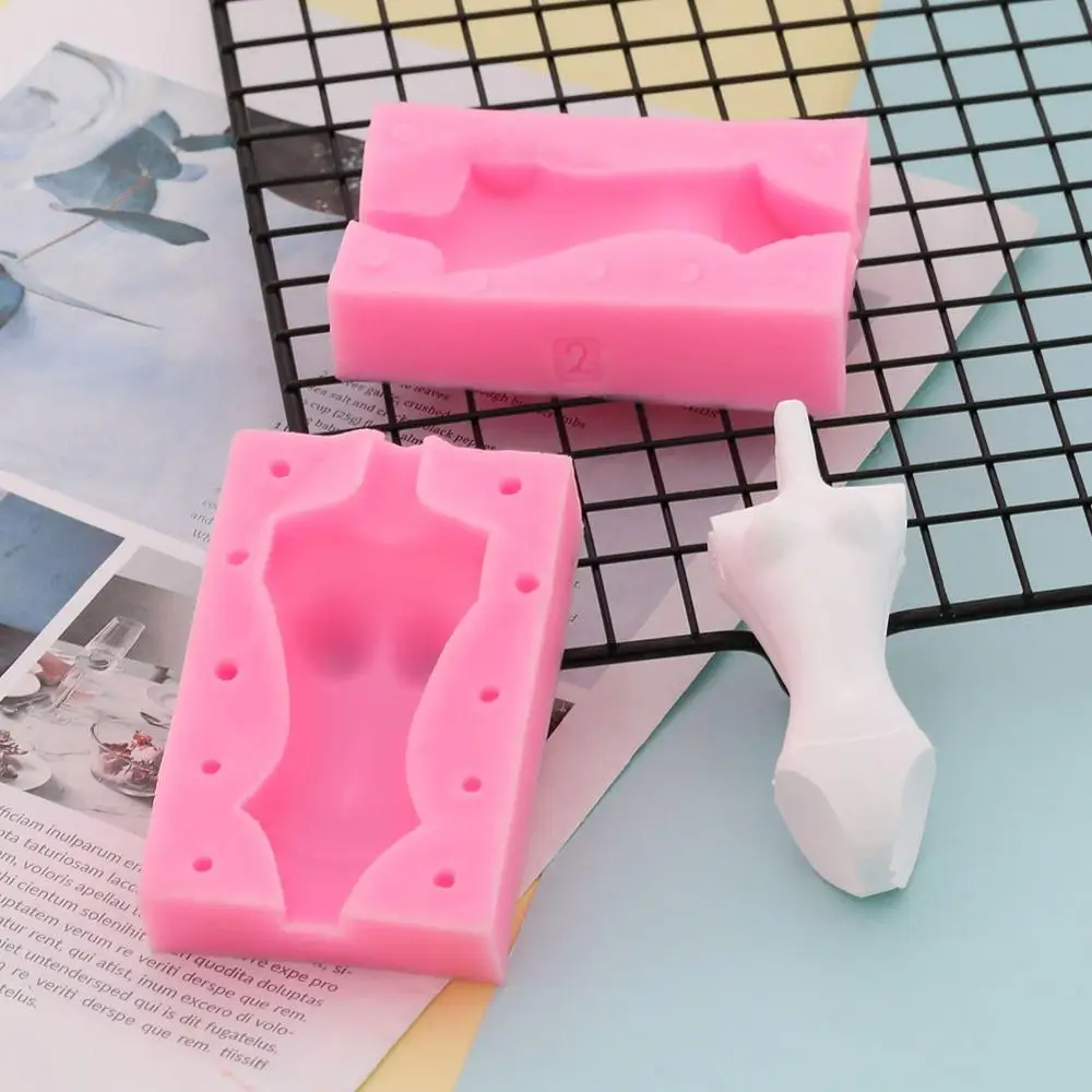 50-901 Кукла средства ухода за кожей 3D силиконовая форма для фонданов, шоколада для декорирования торта глины пресс-форма для мужские и женские DIY Инструменты для выпечки для свадьбы - Цвет: 50-901