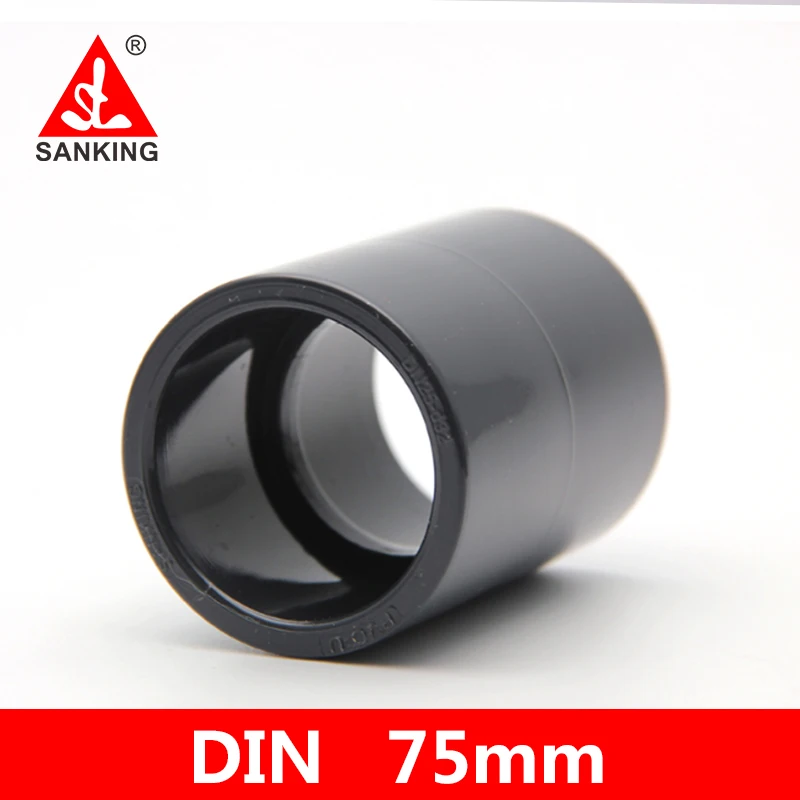 

Sanking UPVC 75mm Couplingï¼ˆS X Sï¼‰UPVC Pipe Coupling Water Supply Fish Tank PVC Pipe Joints Aquarium