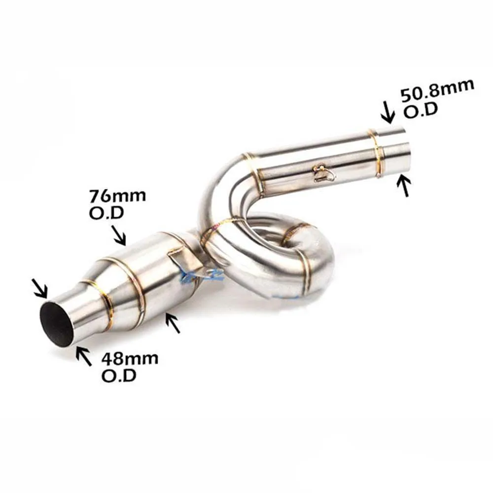 Выхлопной глушитель TKOSM Z800 для мотоцикла средний выхлопной Kawasaki 2013 2014 2015 16 |