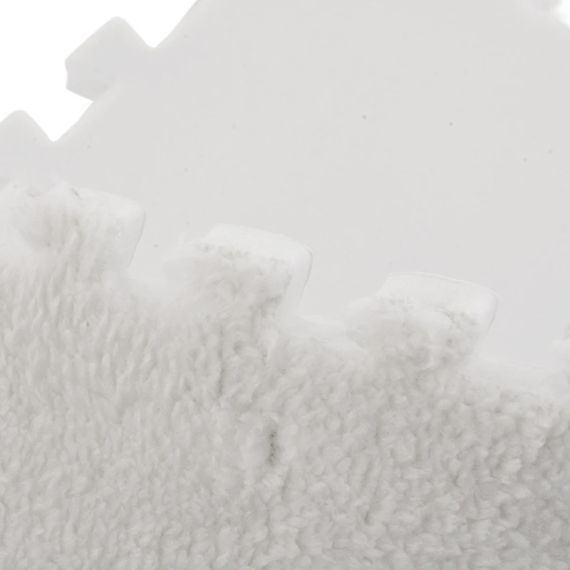 Ковер 30X30 см меховой коврик пенистый в форме пазла пол гостиная спальня дети