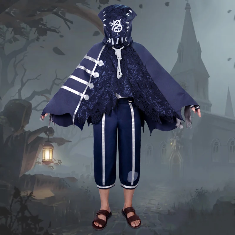 Костюм для косплея Game Identity V выживший Робби Белый Топор Веном клыки | Тематическая