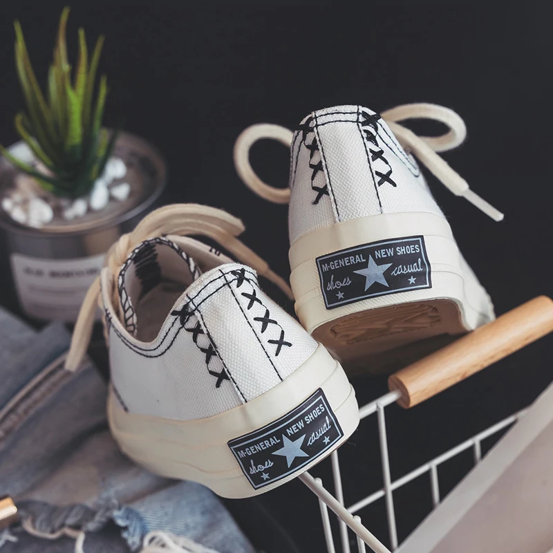 Мужская Вулканизированная обувь новинка 2019 парусиновая универсальная шикарная