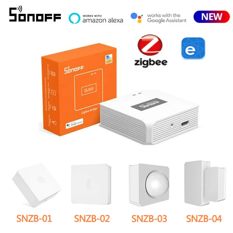

Sonoff ZigBee Window Sensor Wireless Switch Temperature Humidity Sensor Motion Sensor Wireless Door Works With Sonoff Bridge