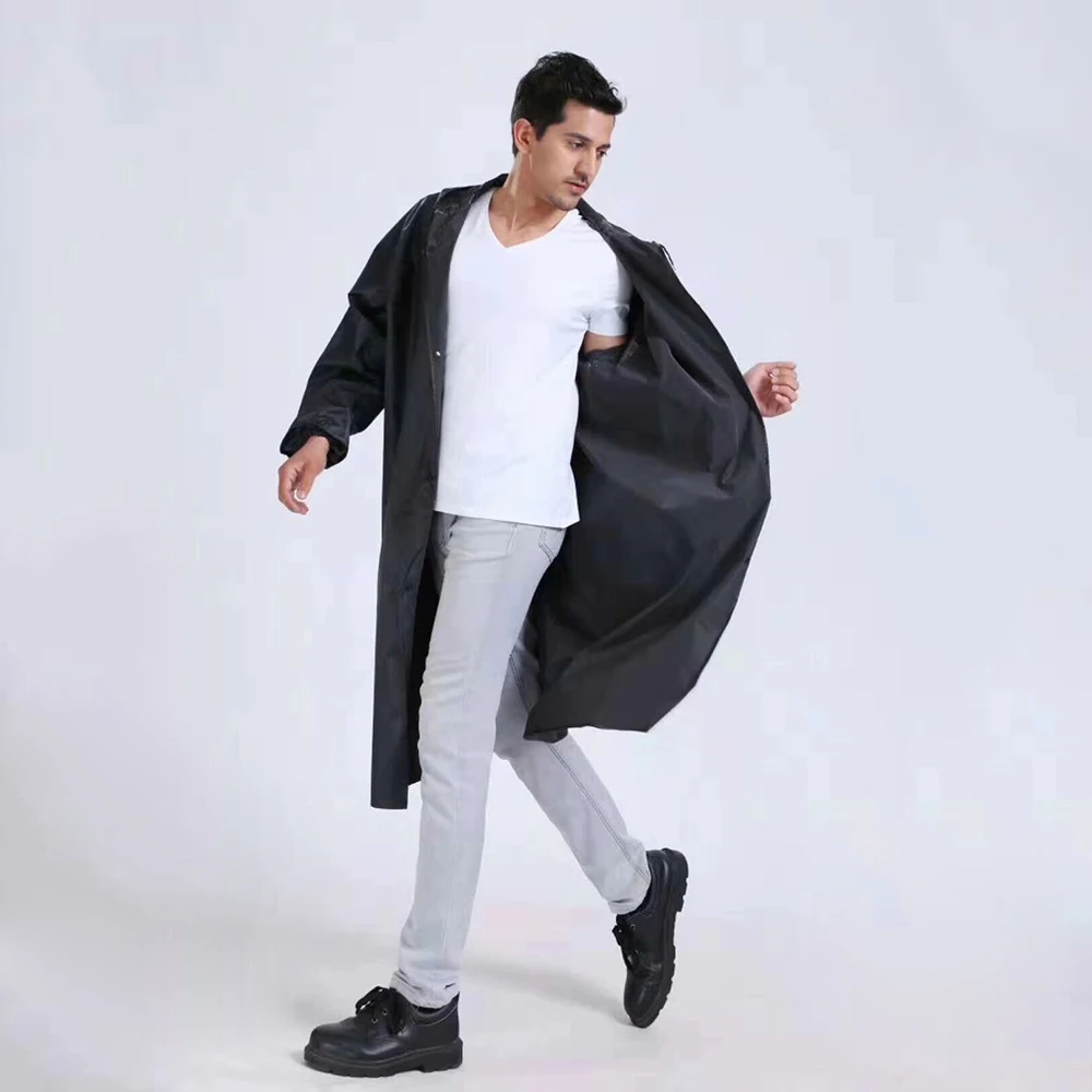 Мужские и женские черные быстросохнущие походные куртки из ПВХ новинка 2019 года
