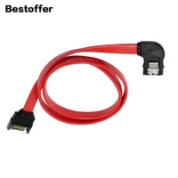 0 5 meters sata 7pin male to female left angled extension cable lead
