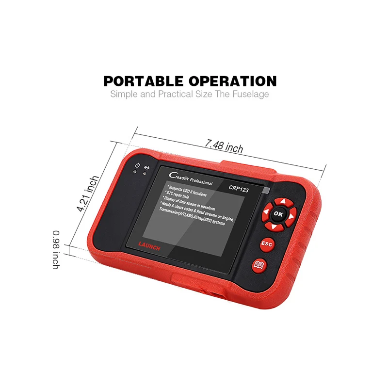LAUNCH CRP123 OBD2 считыватель кода своими руками OBD 2 ODB2 диагностический инструмент