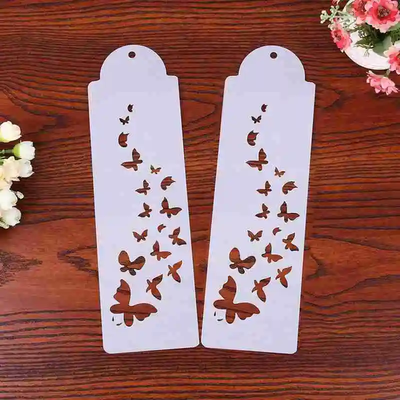 Бабочка торт шаблон формы помадки спрей инструмента для украшения торта свадьба