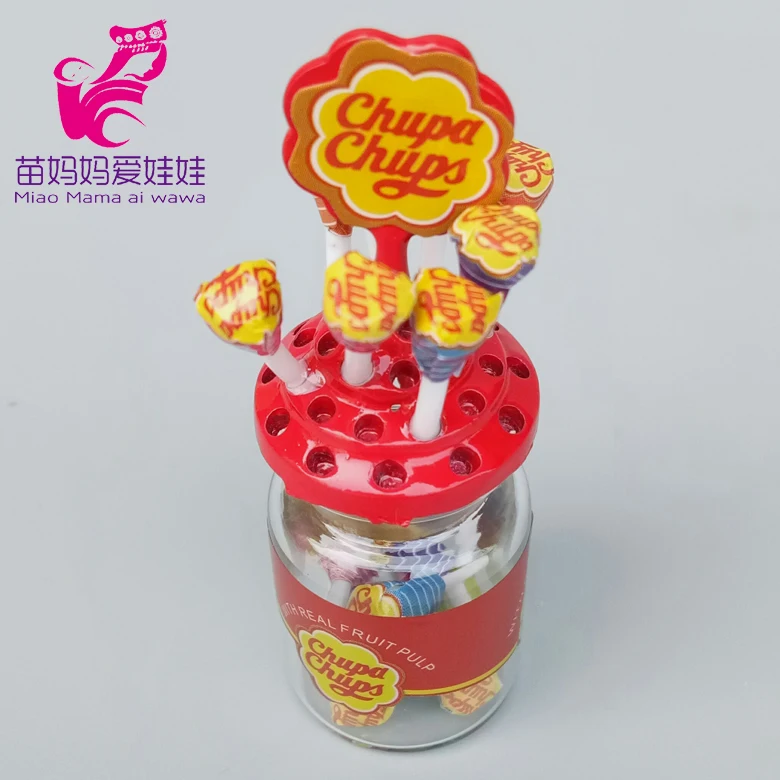 

Mini model for doll house grocery store Lollipop Kitchen pots pans for barbie doll house accessories