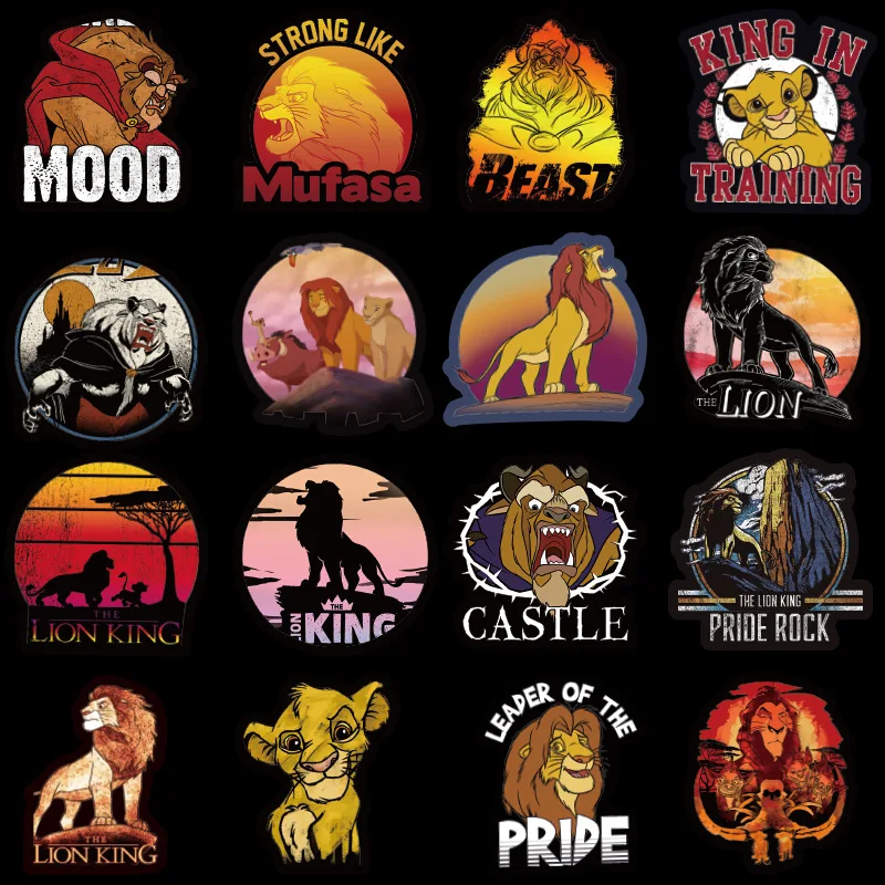 50 шт. водонепроницаемые Мультяшные наклейки Король Лев | Игрушки и хобби