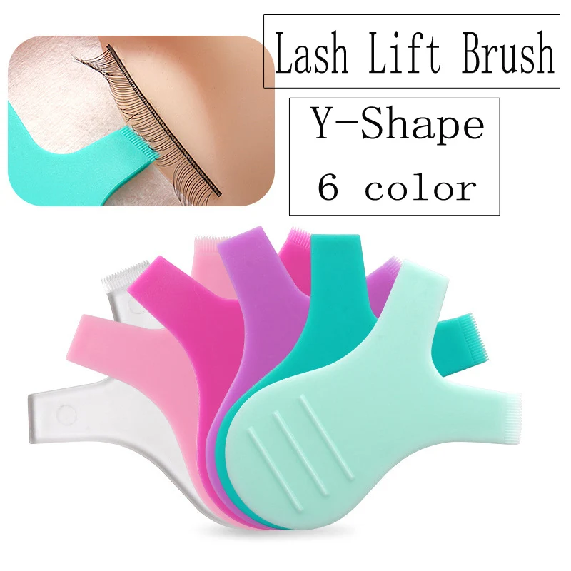 Многоразовых Пластик мягкой щеткой Мини ресниц очистить кисти для макияжа