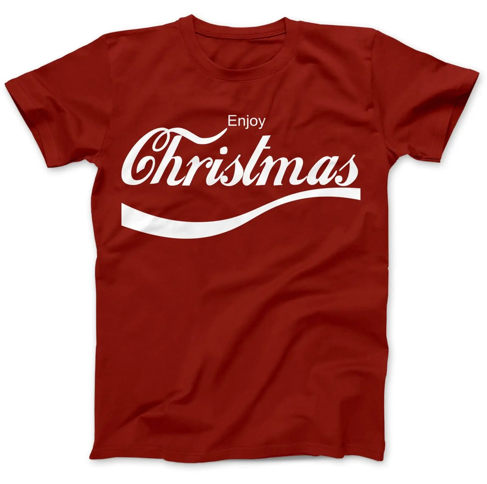 Наслаждайтесь Рождественский комбинезон в стиле Санта-Клауса футболка 100%