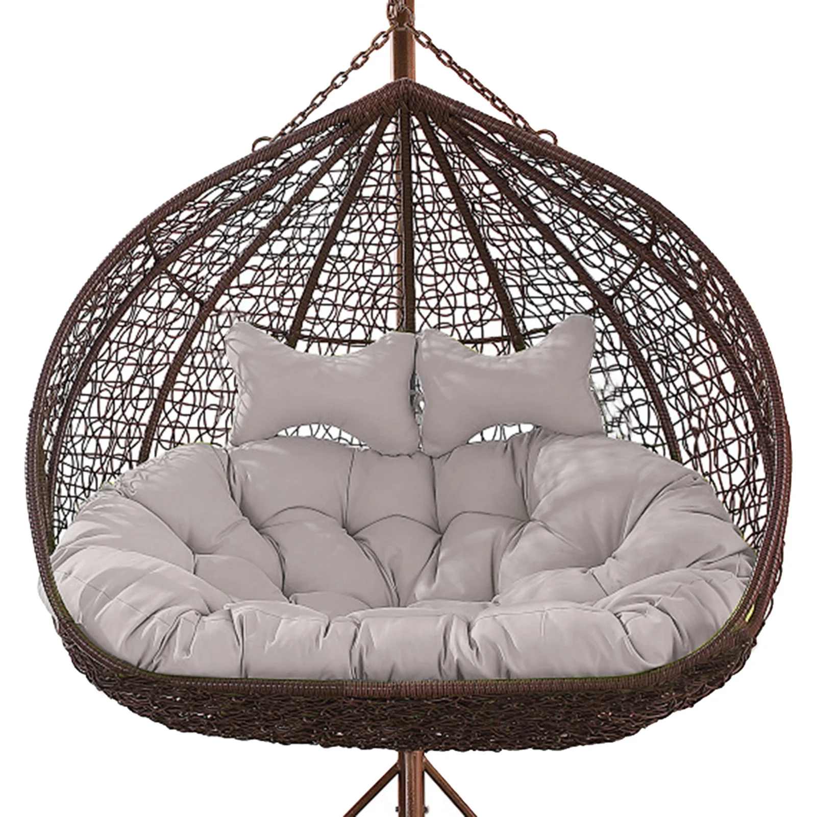 Double Swing Chair Cushion Hanging Basket Thick Pad Garden Indoor Outdoor Balcony Rocking Chair Seat Cushion