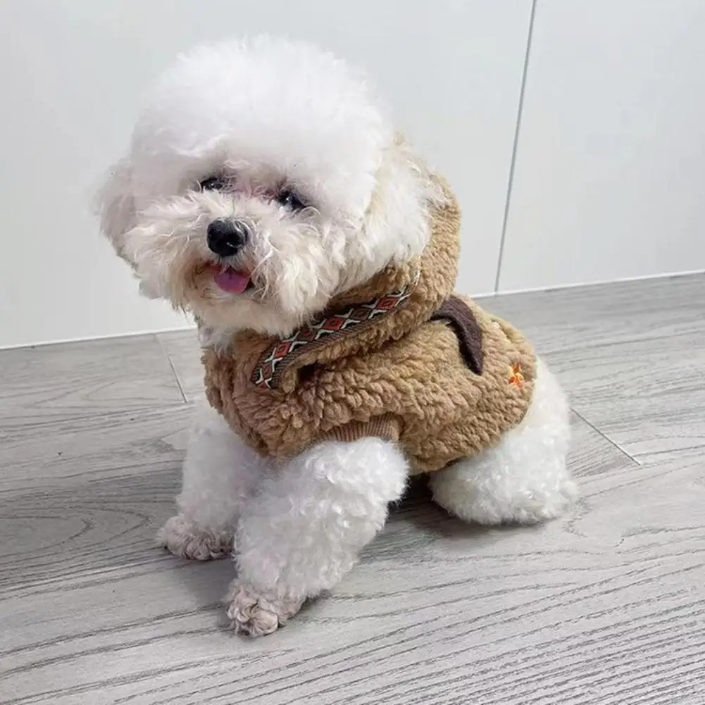 

Толстовка с капюшоном для собак, одежда, теплая утепленная кашемировая верхняя одежда для собак, зимний костюм для щенков