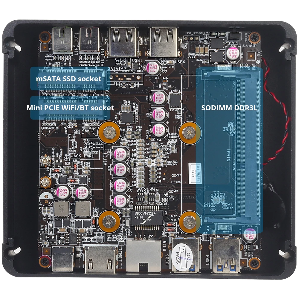 Мини ПК Intel Core i3 4010Y i5 4200Y Windows 10 HDMI 4 * USB 300 Мбит/с Wi Fi Gigabit Ethernet неттоп HTPC|Мини ПК| |
