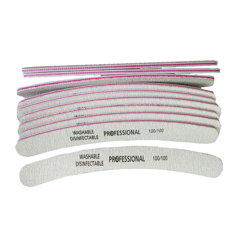 25 шт. профессиональная Шлифовальная Пилка Для Ногтей 100/100|nail file|nail files wholesalenail