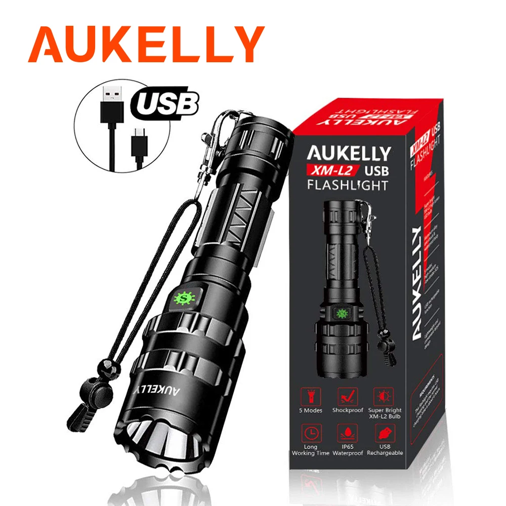 Микро USB фонарик Тактический дальний фонарь водонепроницаемый супер яркий Linternas Высокой Мощности