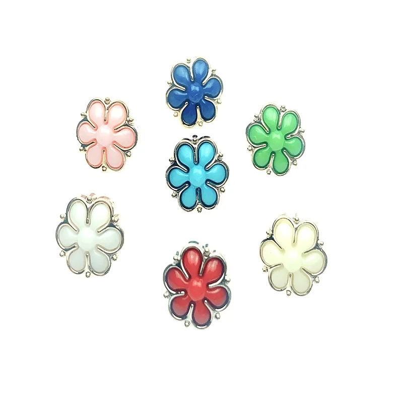 

HANLV 12mm 100/300PCS Mix Colors Random Heart Shank Plastic Buttons Kid's Apparel Sewing Accessories DIY Crafts