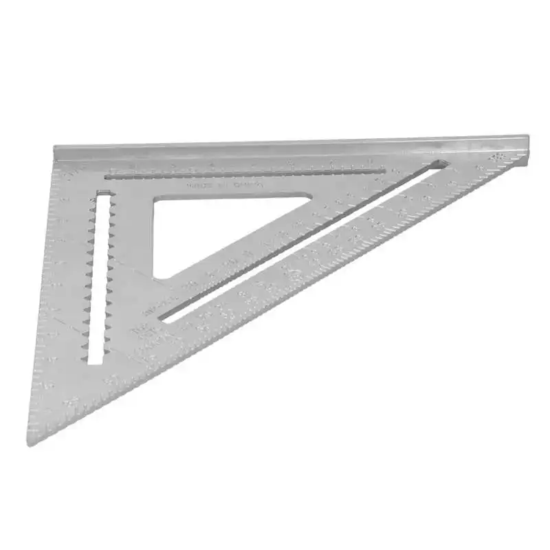 

12'' Aluminum Alloy Angle Protractor Speed Measuring Ruler Miter Tool