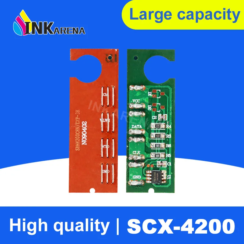 INKARENA SCX4200 Toner Cartridge Chip for Samsung SCX-D4200A SCX 4200 SCX-4200 4210 4220 D4200A SCX-4220 Printer Drum Power Chip