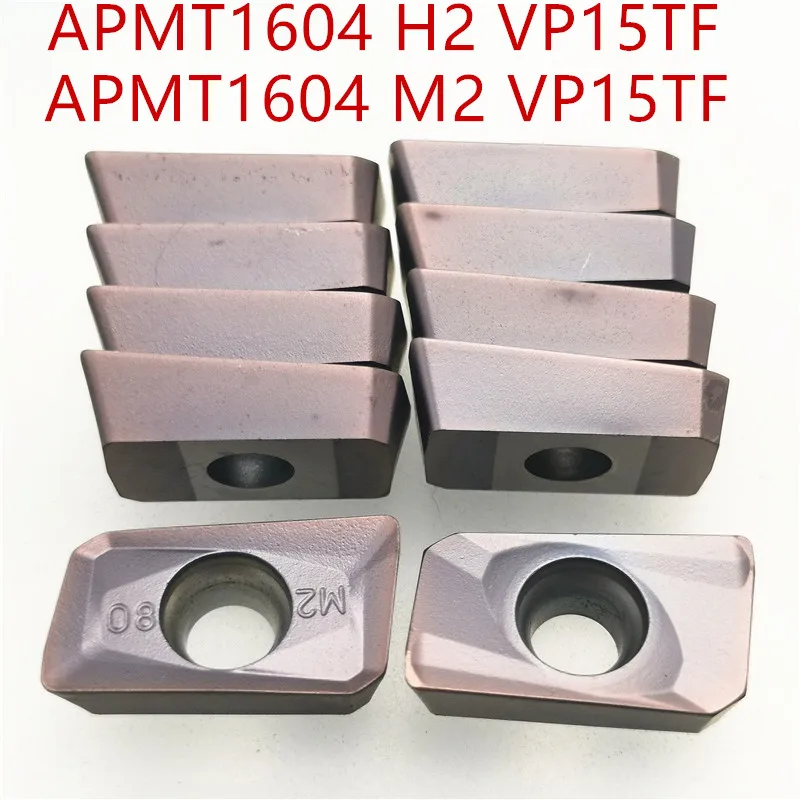 Токарный инструмент APMT1604 PDER M2/H2 VP15TF карбидные фрезерные вставки могут быть индексированы концевой фрезерный станок лицо Фрезерный резак APMT 1604