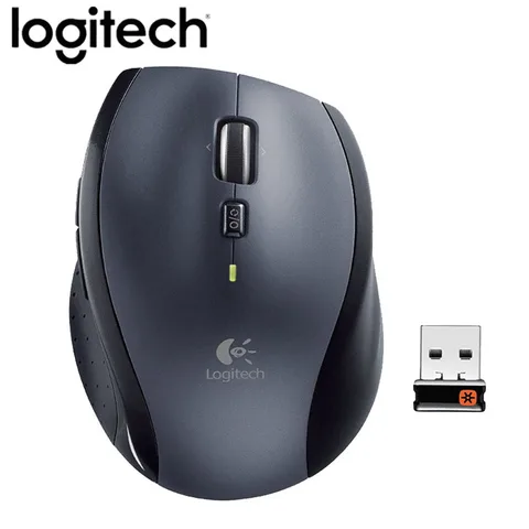 Originele Logitech M705 2,4G Draadloze Muis 1000 DPI Optische ergonomicche Draadloze USB Muizen