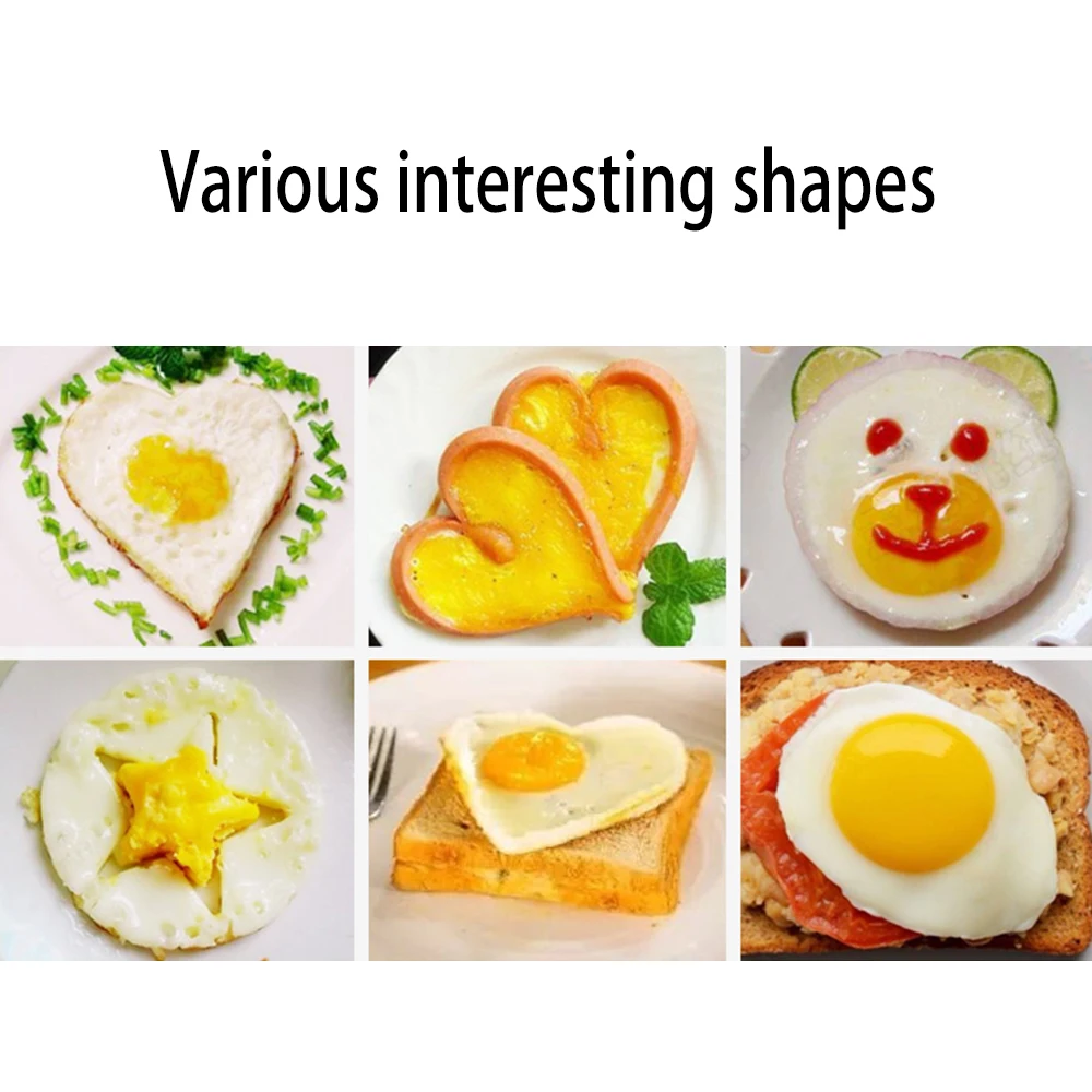 Омлет завтрак в форме сердца жареное яйцо форма жареный кухонный нож