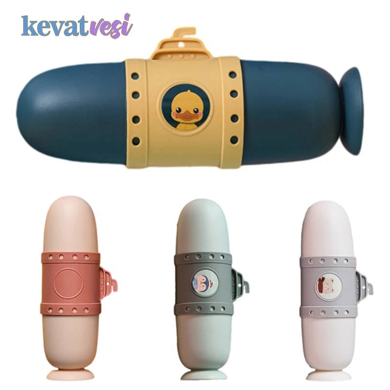 

Travel Portable Toothbrush Box Case Cartoon Toothbrush Toothpaste Holder Storage Box for Hiking Camping Bathroom Accessories