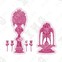 hot sale newest in the courtyard collection garden grandeur metal cutting dies diy scrapbook diary decoration embossing stencils