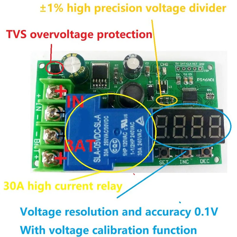 0-30A 7 4 V 12V 14 8 24V 48V свинцово-кислотный Ni-Cd Ni-MH Li-Ion Li-PO литиевый аккумулятор плата