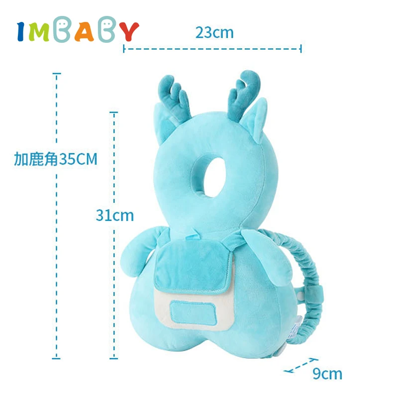 Подушка IMBABY для защиты головы ребенка детская комната Мультяшные животные