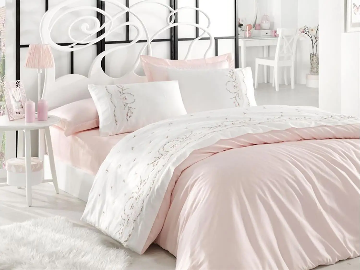 

Cotton satin duvet cover set