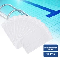 10pcspack filter storage pool skimmer socks household swimming pool filters baskets skimmers elastic nylon mesh pool supplies