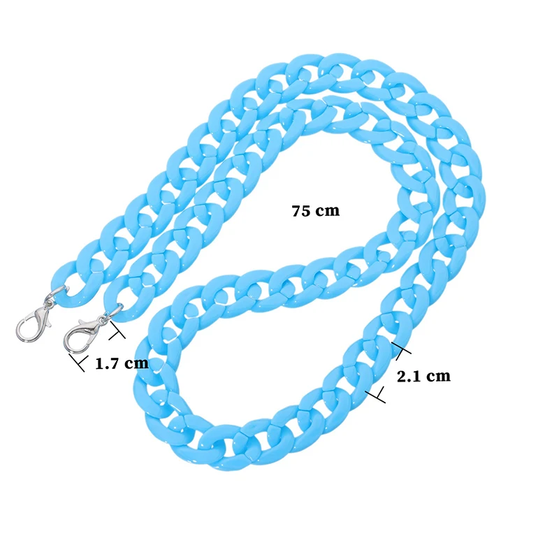 

Fashion Men Women's Neck Chain for Mask Glasses Acrylic Sunglasses Chains Lanyard Reading Eyeglasses Cord Neck Strap Rope